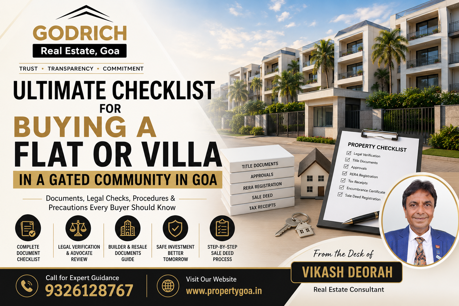 Buying a Flat or Villa in Goa? The Complete Property Verification & Documentation Checklist