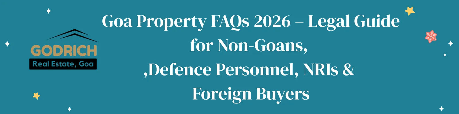 Goa Property FAQs – Legal Guide for Buying property in Goa: Non Goan Buying, Defense Personnel Stamp Duty Waiver, Female Buyers Stamp Duty Subsidy