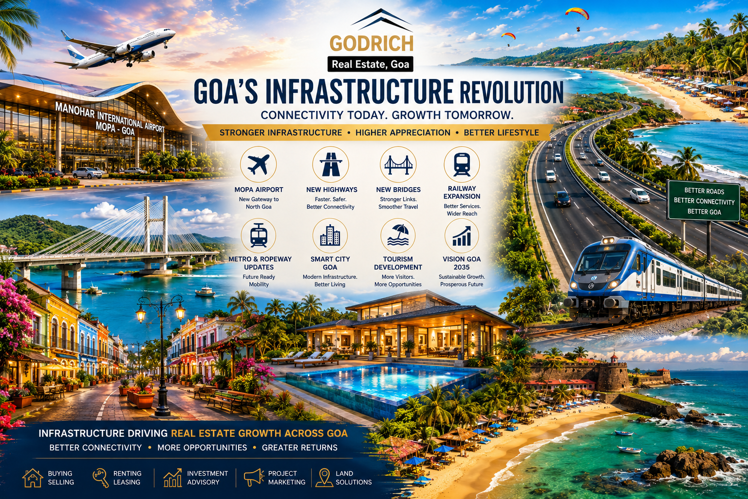 How Major Infrastructure Projects Are Transforming Goa's Real Estate Market