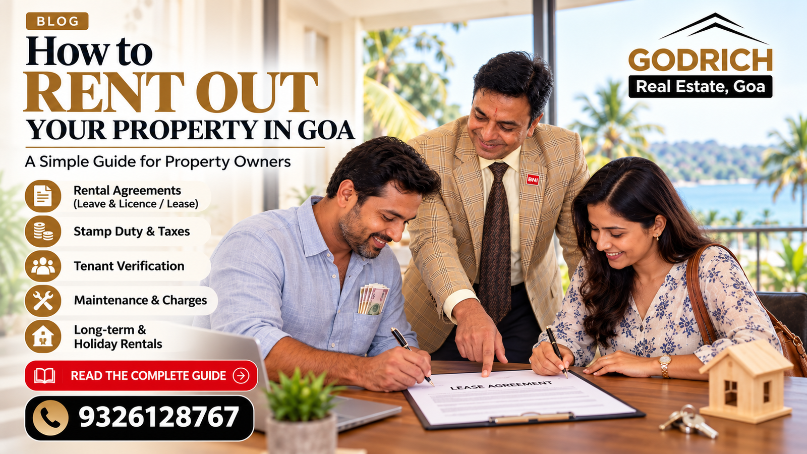 How to Rent Out Your Property in Goa: A Simple Guide for Property Owners