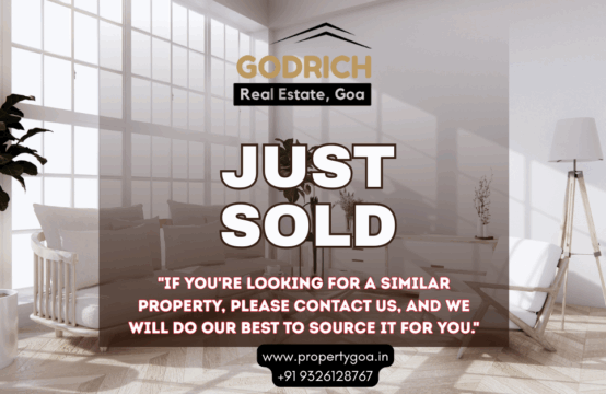 SOLD Beautiful  Triple Bedroom  Semi Furnished Apartment for Sale at Prudential Paradise Mapusa